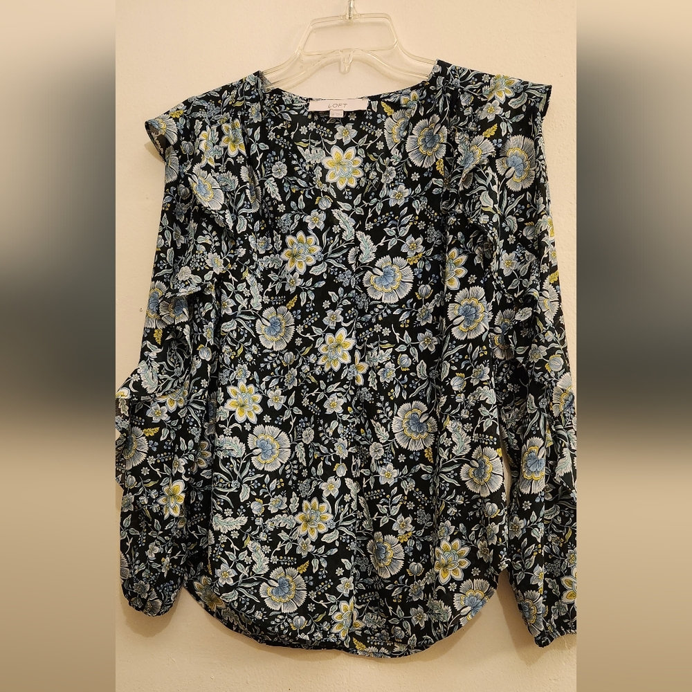Loft long sleeve  blouse XS